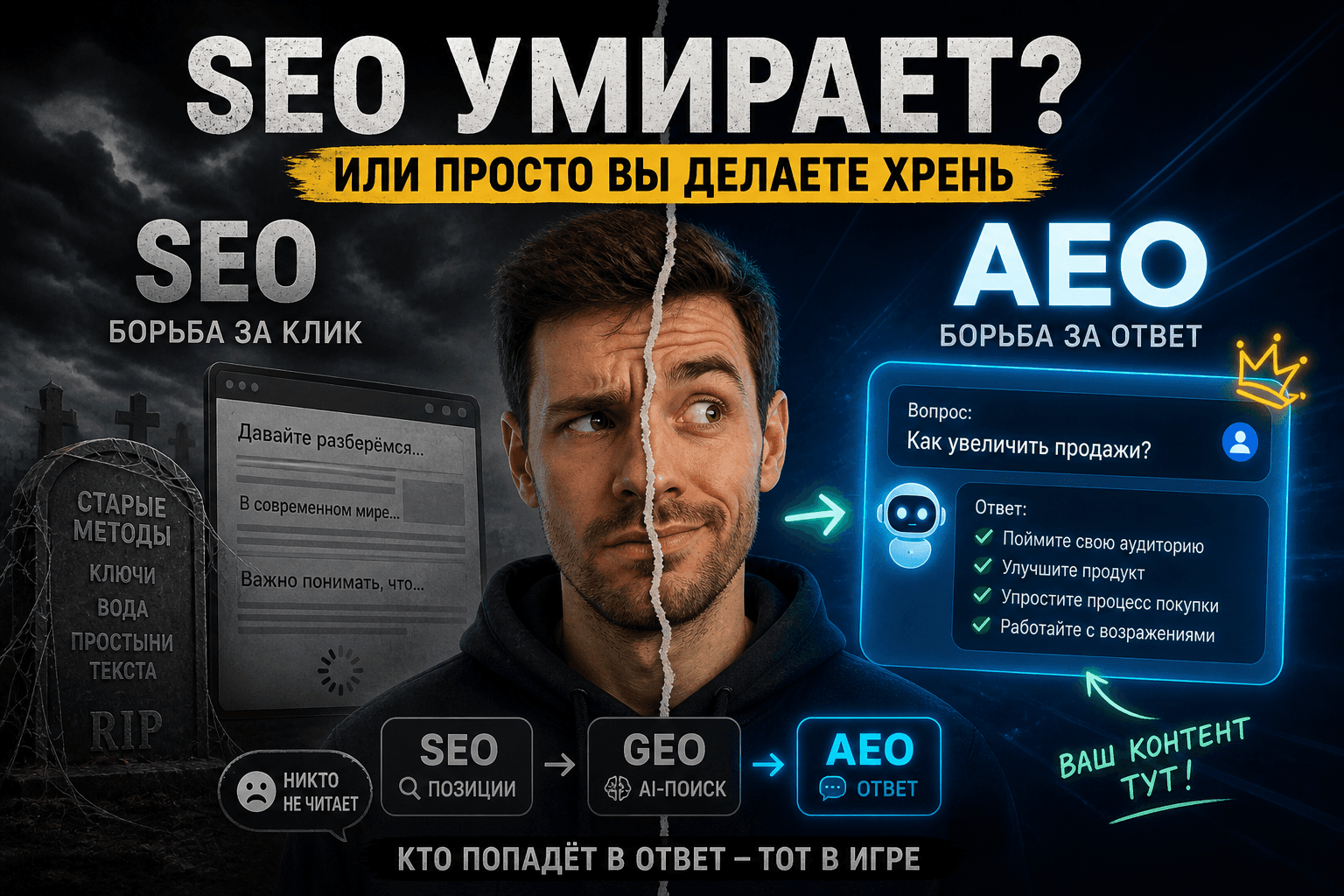 SEO умирает? Или просто большинство делает хрень